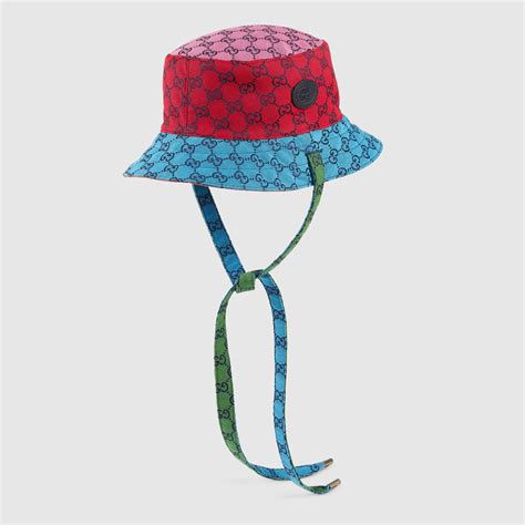 gucci bucket hat colorful|gucci bucket hat for sale.